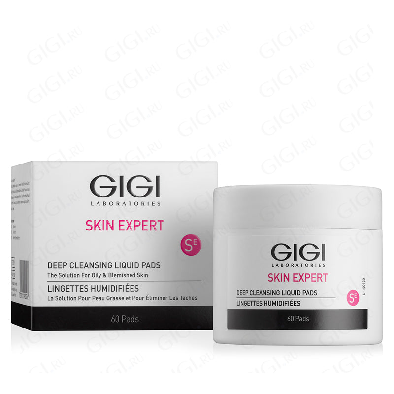 GiGi Skin Expert Deep Cleansing Liquid Pads 100 pcs. 27039