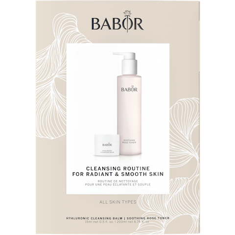 BABOR Hyaluronic Cleansing Balm & Rose Toner Set 401845 (2 pieces in the set)